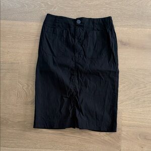 Anthropologie Maeve Black Skirt